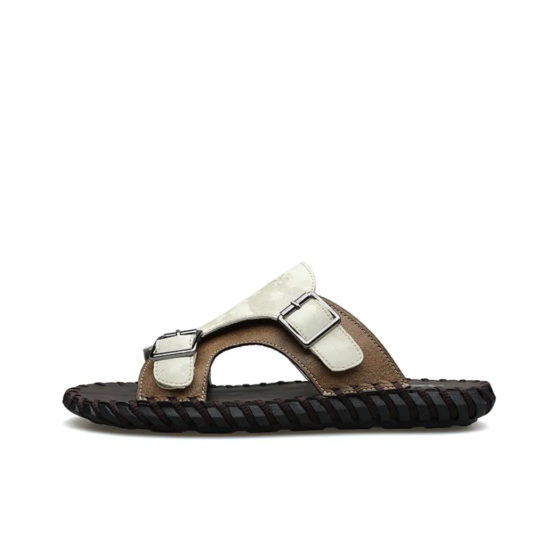 Jeep Rubber Sole Slip Resistant Slide Slippers Men's-12