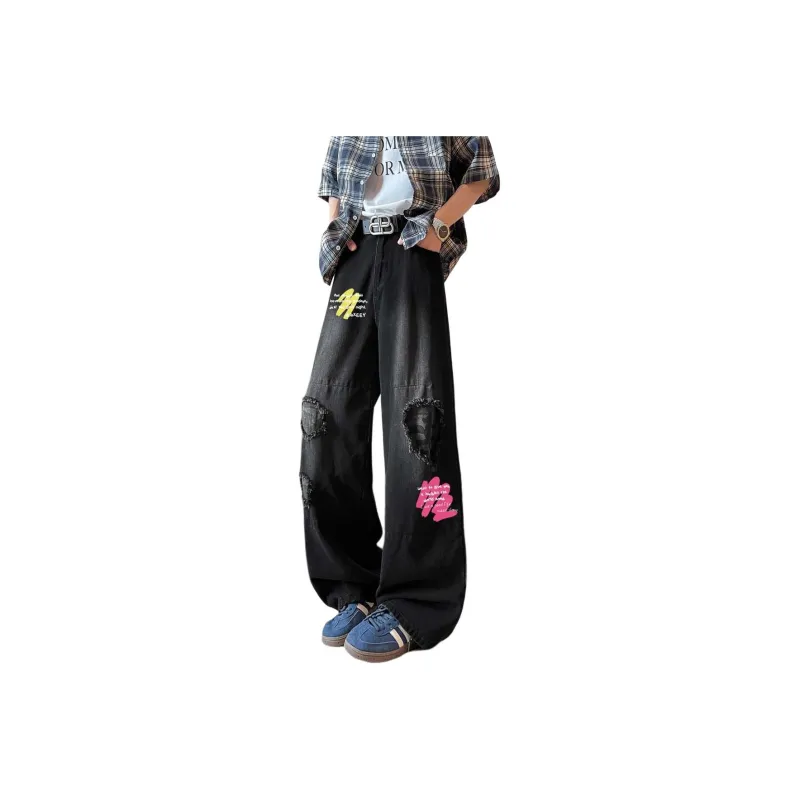 Qnxeey Jeans Unisex-0