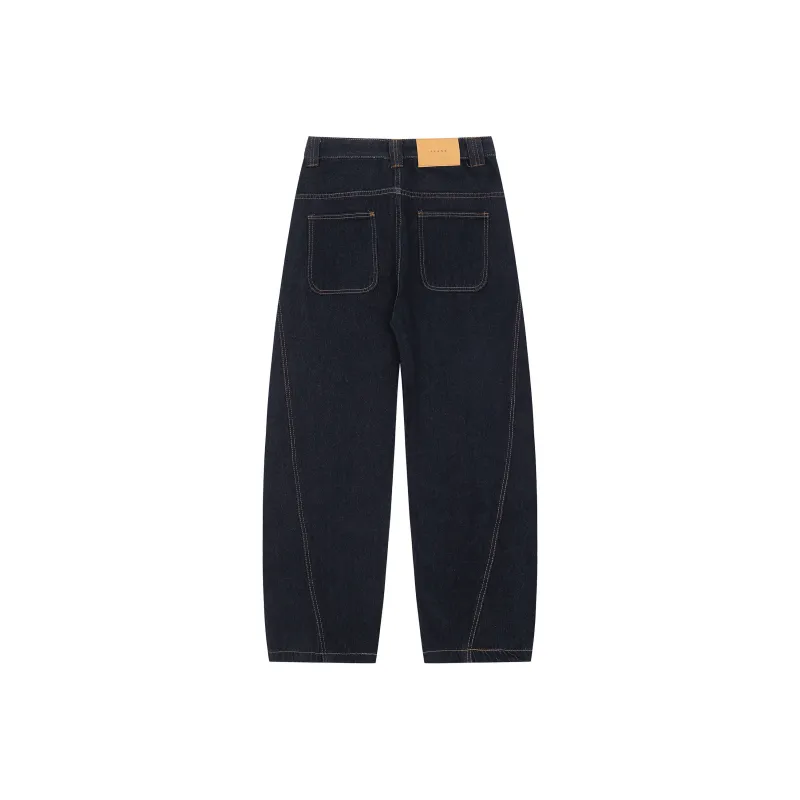Vine Color Jeans Women's Dark Blue-1