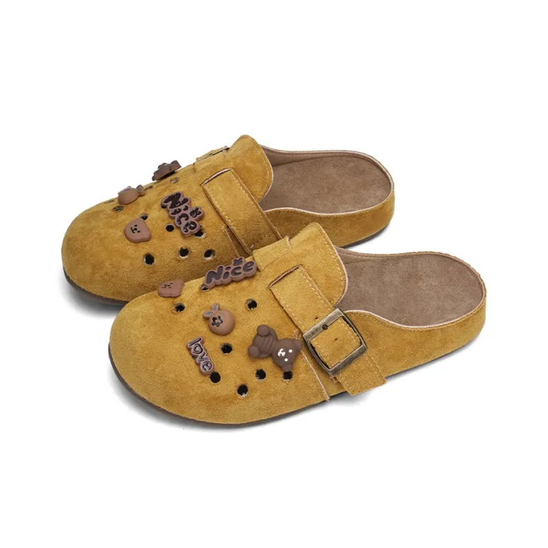 XMISTUO Quiet Slip Resistant Closed Toe Slippers Women's-13