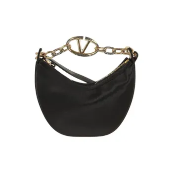 Valentino VLogo Plaque Zip Up Tote Bag