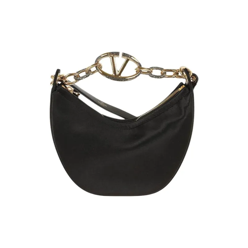 Valentino VLogo Plaque Zip Up Tote Bag-0