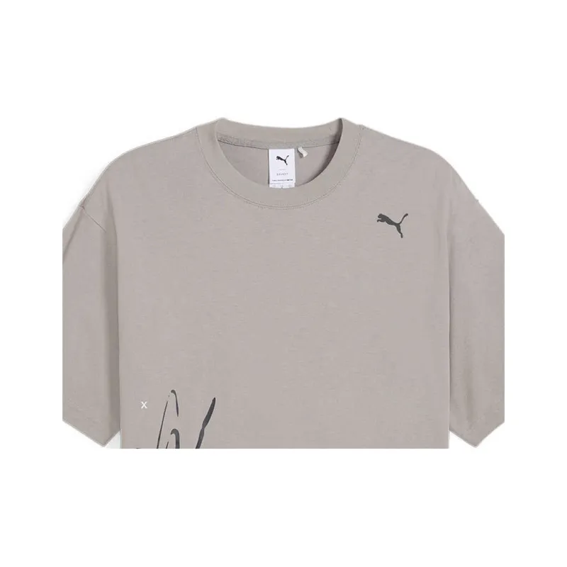 PUMA Select T Shirts Men Gray-3