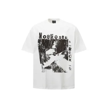 WKOOG T Shirts Unisex White