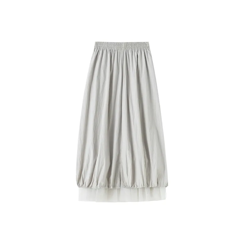 Ning Cai Yuer Casual Long Skirt Women's-1