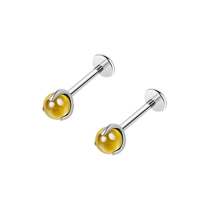 Daisy Dream Titanium Alloy Stud Earrings Unisex-11