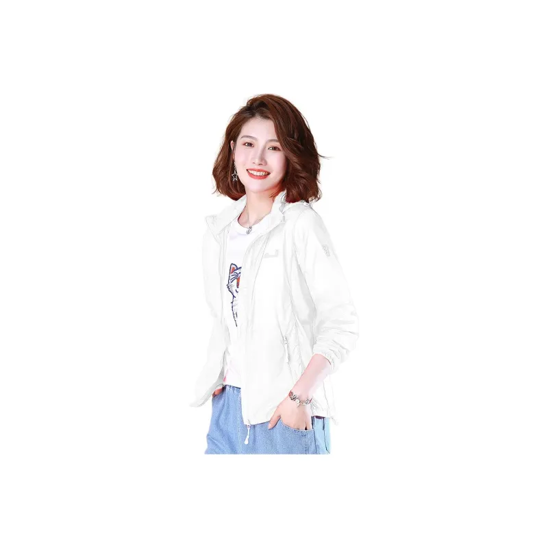Flowers In Water Cropped Coat Women's-0