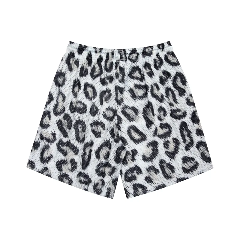 DNBH Dual Tone Collection Leopard Print Collection Casual Shorts Unisex-40