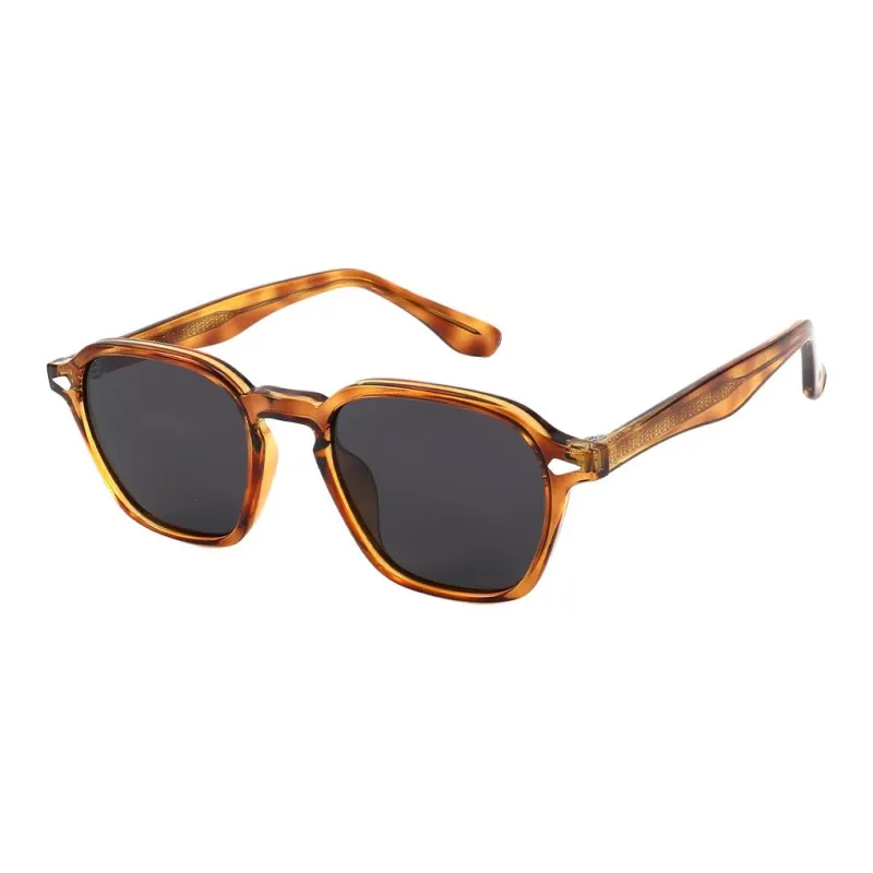 JEKA TR/Memory Plastic Square Sunglasses Unisex-2