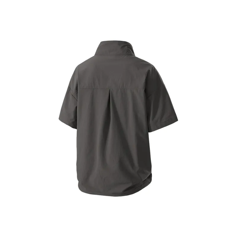 WOSAWE Men's Casual Loose Fit Short Sleeve Shirt Unisex-0