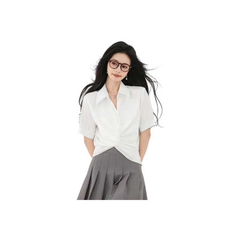 La Chapelle Shirts Women's White-0