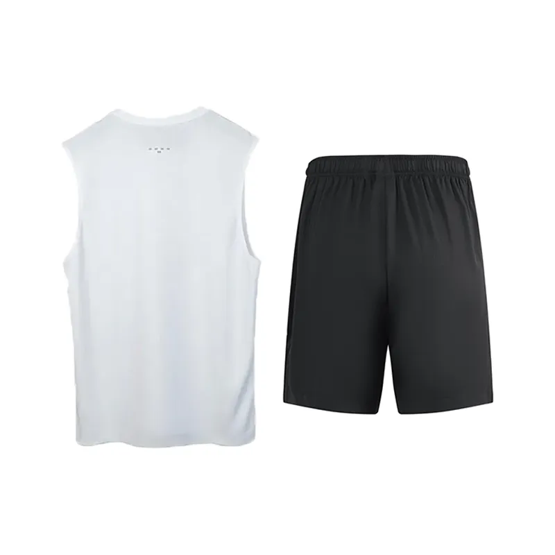 LiNing Sports Casual Suit Unisex White+Black-1