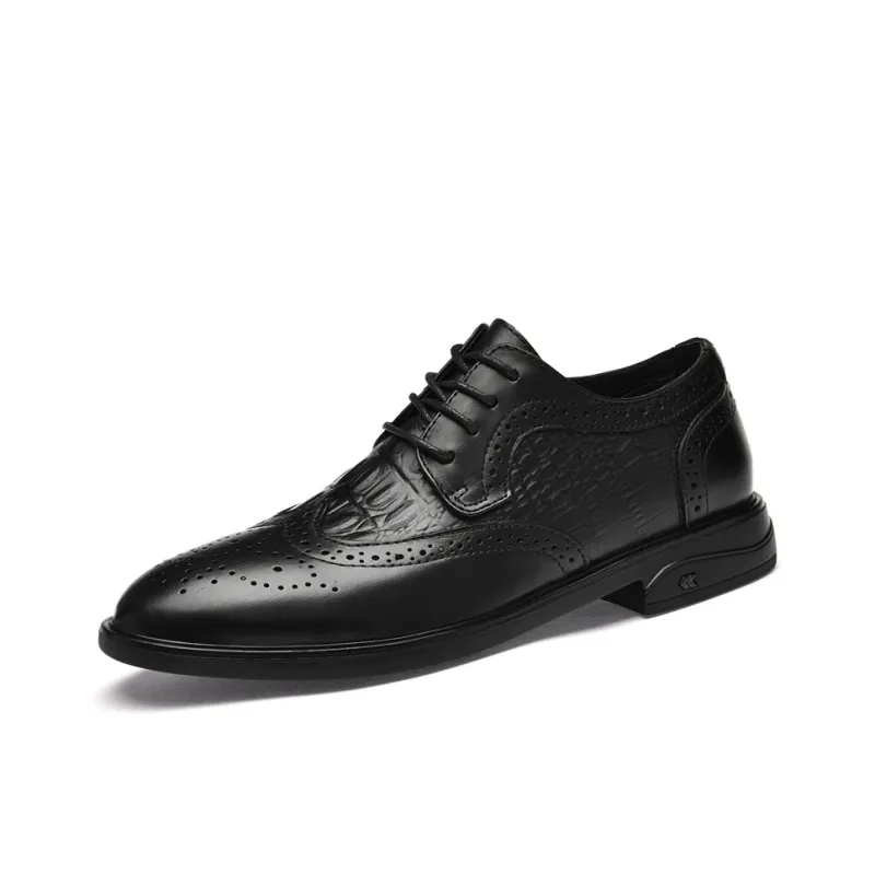 Dunnu Men's Casual Shoes Men Low Top Brown-1