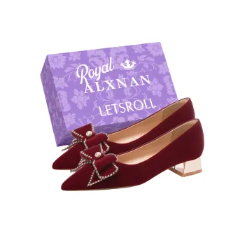 Alxnan High Heels Women's Burgundy