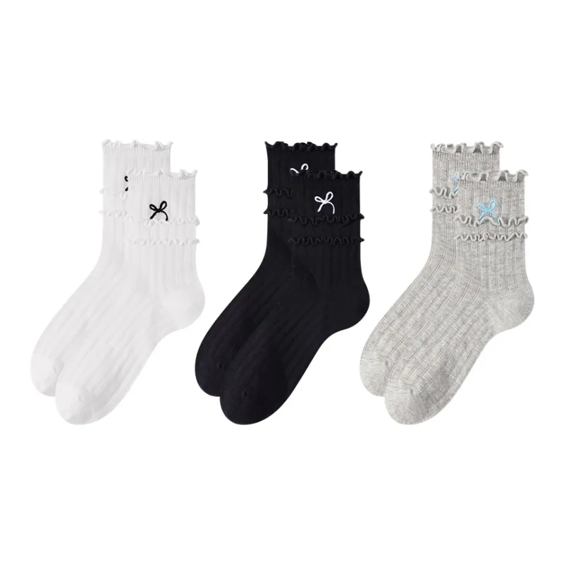 2323 Mid Calf Socks Women's 3 Pack-0