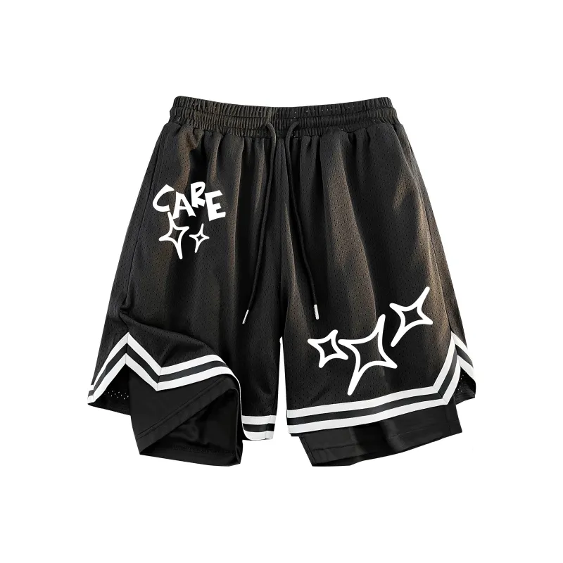 CAREBEARS Casual Shorts Unisex-4