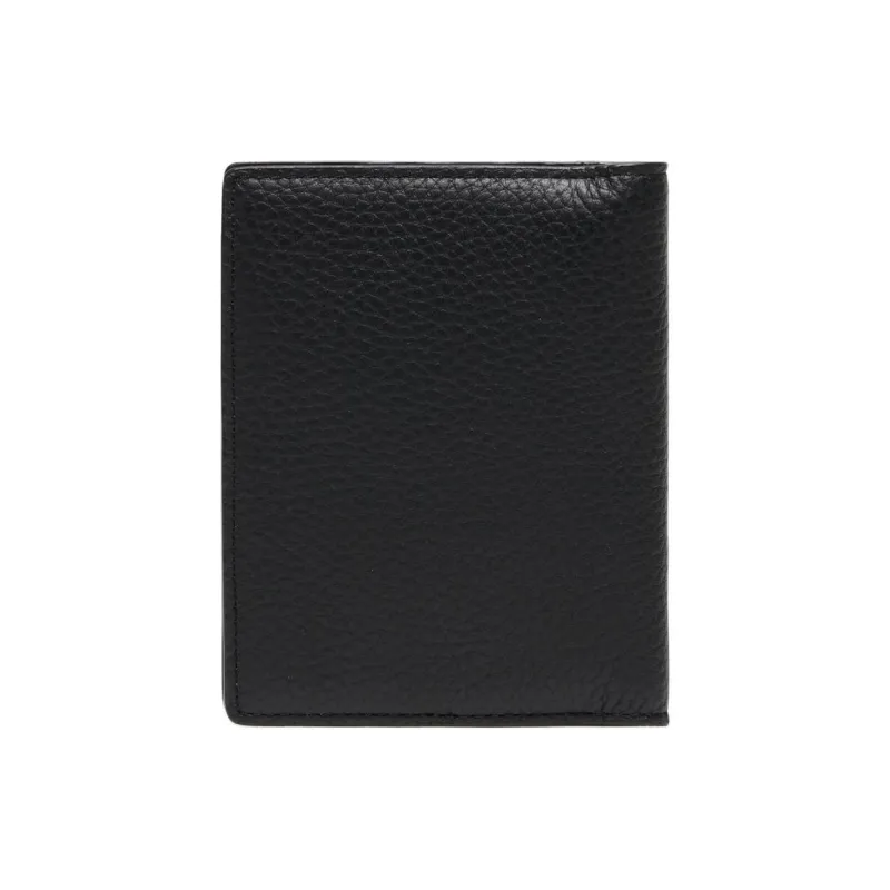 LACOSTE Cow Leather Wallet Women's Black-1