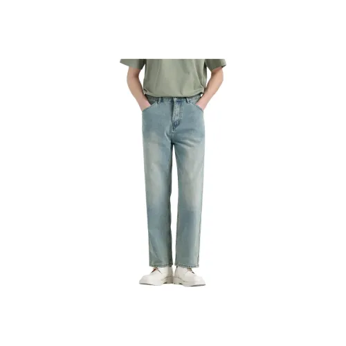 WILD LEADER Jeans Unisex Almond Yellow[NKW5138W02]