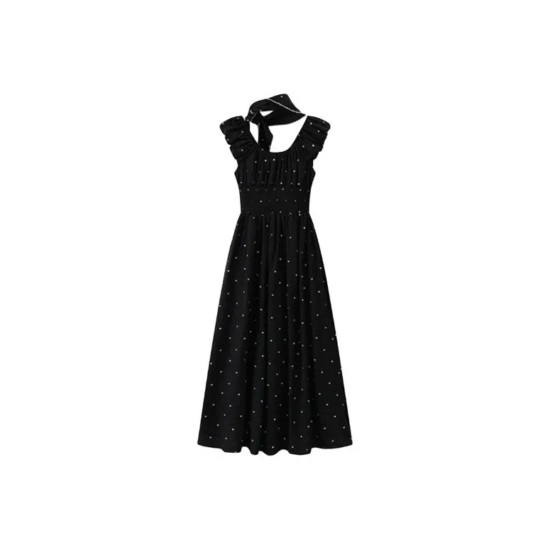TIBINB Short Sleeved Dress Women's-1
