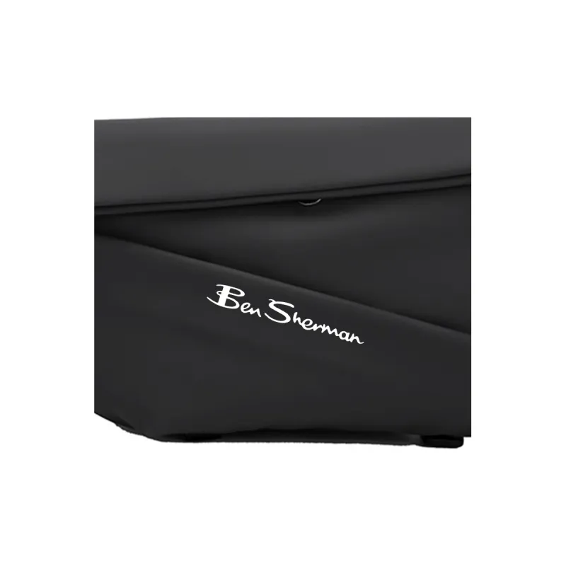 BEN SHERMAN Oxford Crossbody Bag, Shoulder Bag Unisex Black-4
