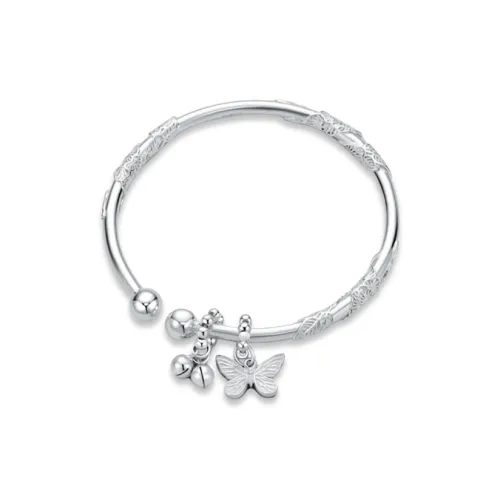 CUTE DAME S999 Fine Silver Sterling Silver Bracelets Women's