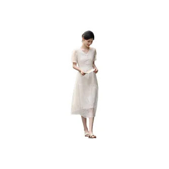 LUYOUYE Short Sleeved Dress Women's