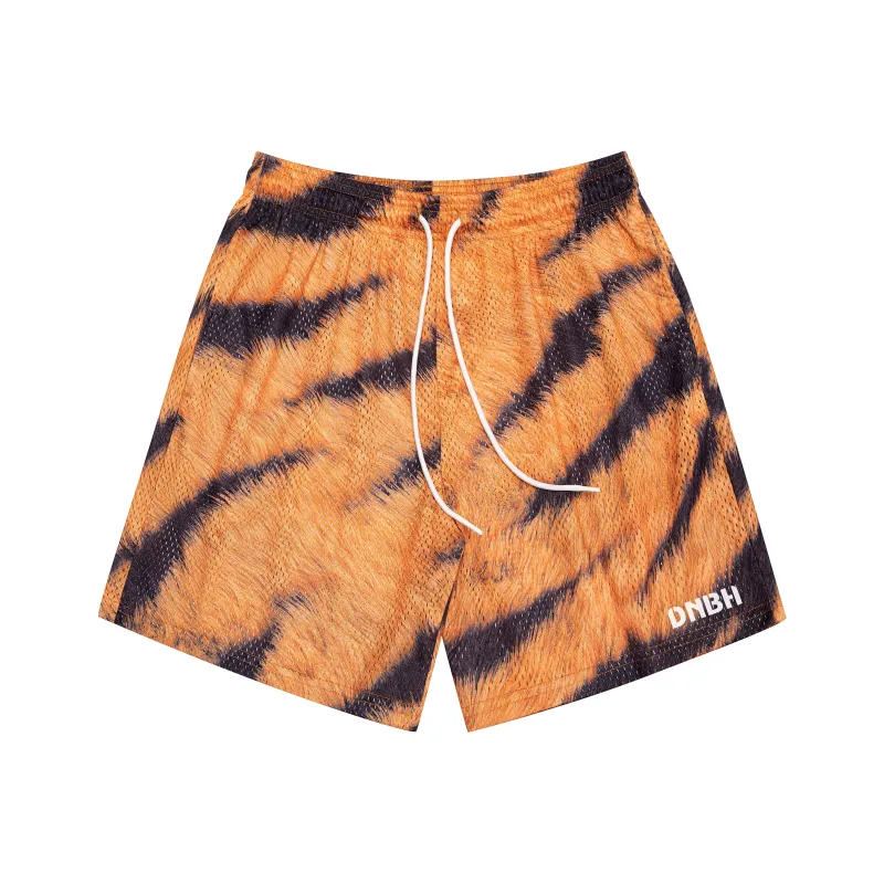 DNBH Dual Tone Collection Leopard Print Collection Casual Shorts Unisex-59