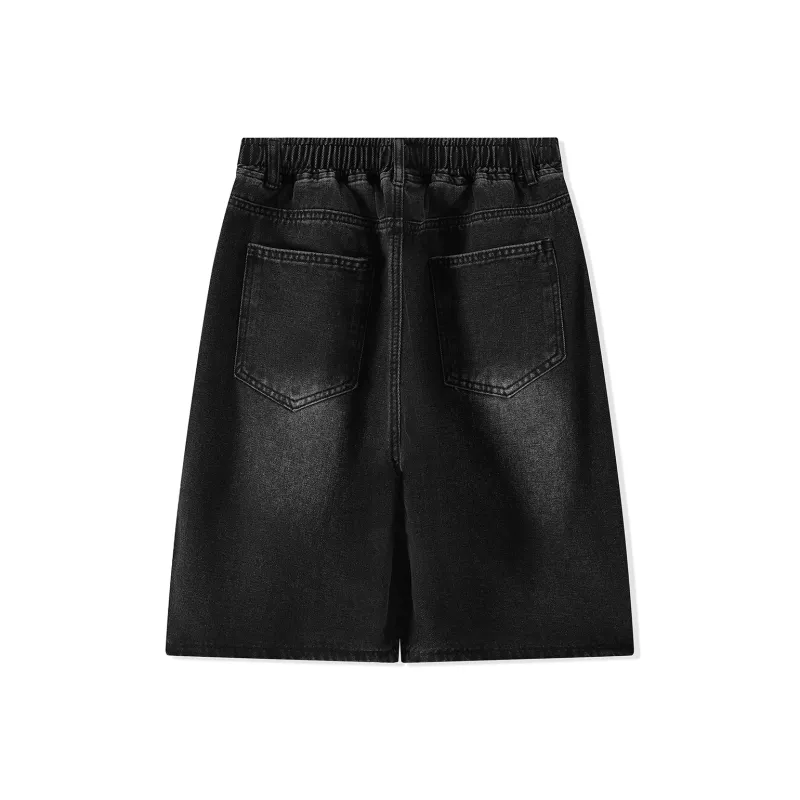 Michael Rock Denim Shorts Unisex-5