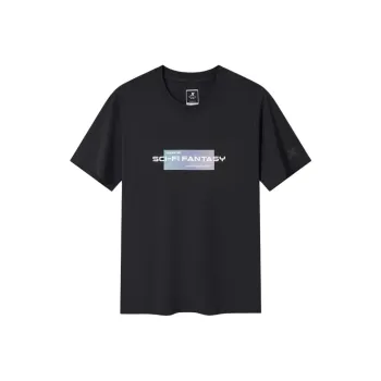 XTEP T Shirts Men Jet Black