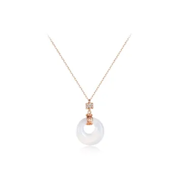 LuluCanaan Glass Cat Eye Necklaces Women's