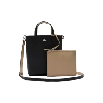 LACOSTE Handbags Black & Khaki