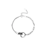 Mobius Double Ring Bracelet-Men's