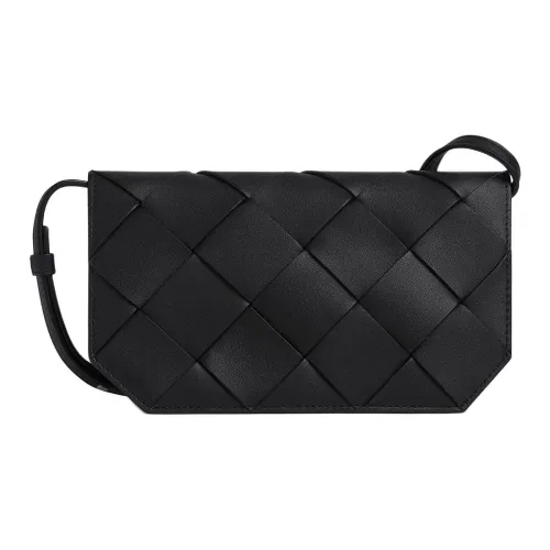 Bottega Veneta Diago Cow Leather Crossbody Bag Men's Black