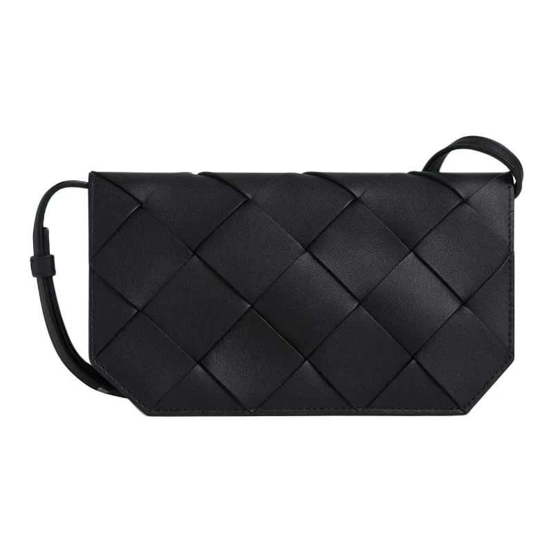 Bottega Veneta Diago Cow Leather Crossbody Bag Men's Black-0