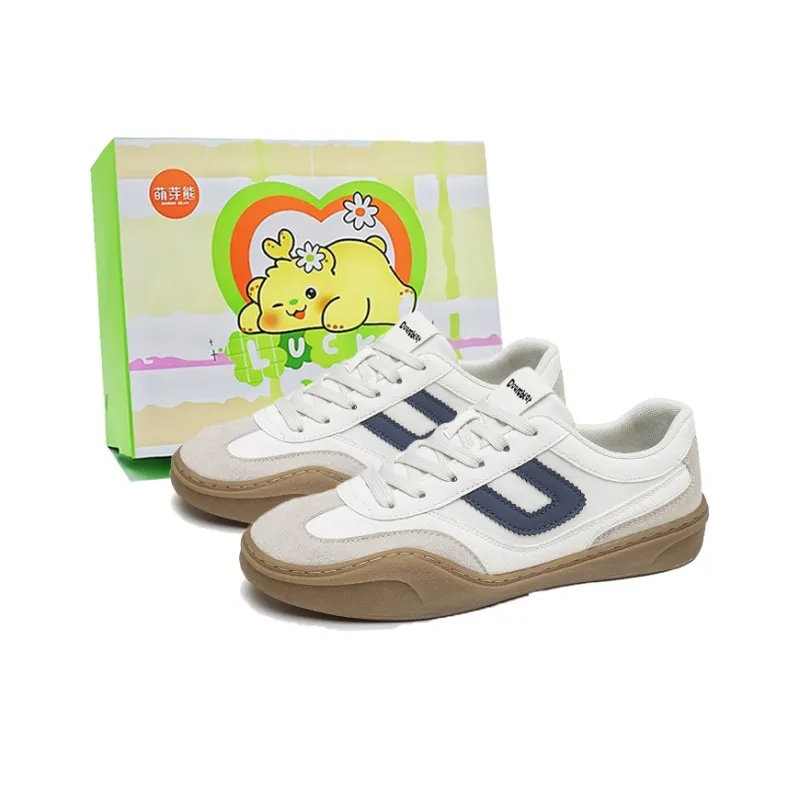 Budding Bear Skateboard Shoes Men Low Top-4