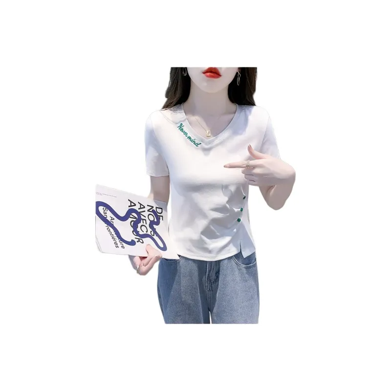 Flowers In Water T Shirt Women's-3