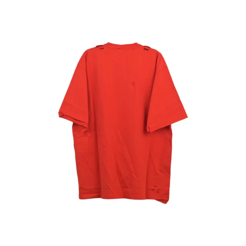 Balenciaga T Shirt Men's Orange Red-1