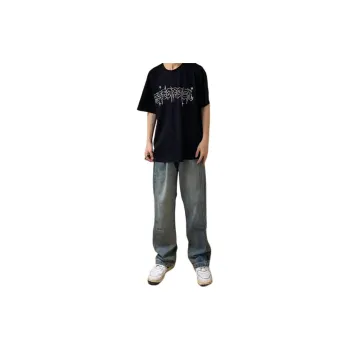 BENGEN Jeans Unisex Blue