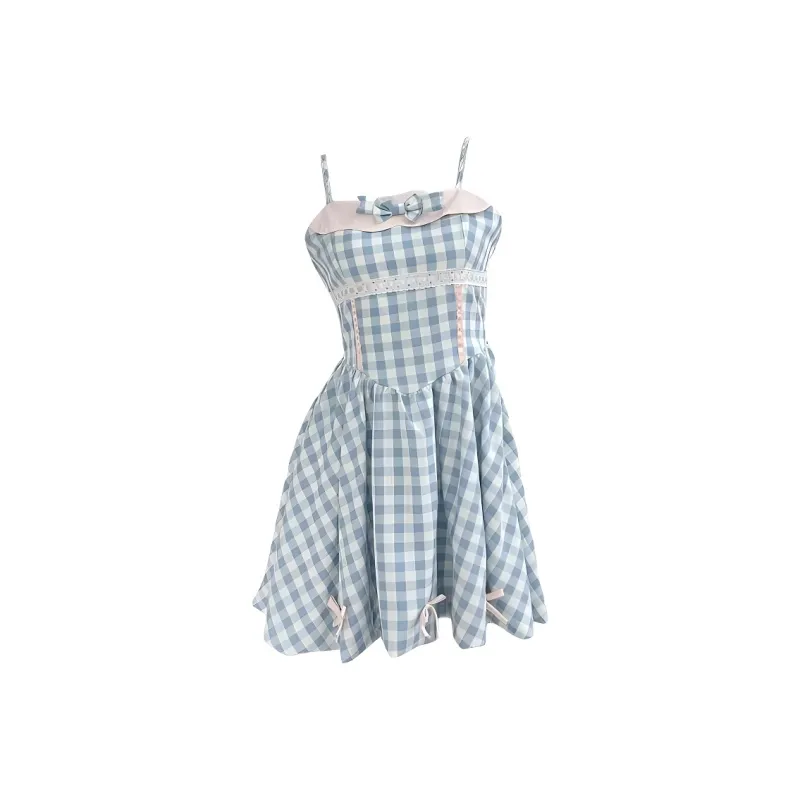 TENNE GIRL Slip Dresses Women's Blue-0