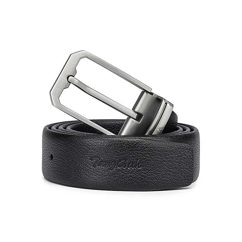 TangGuh Top Grain Cow Leather Belts Men's 3.4cm Width-2