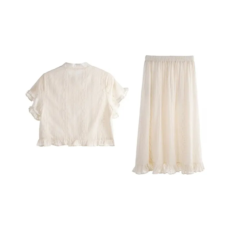 OZVO Two Piece Skirt Sets Women's Image Color-1
