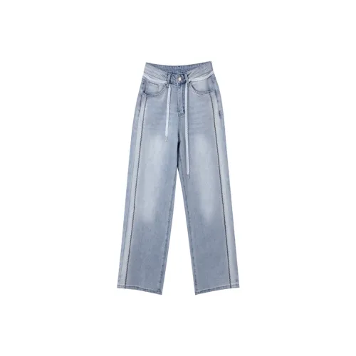 LUYOUYE Jeans Women's Blue