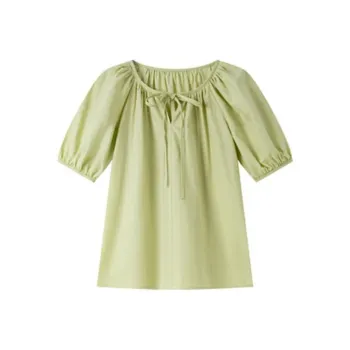 LUYOUYE Shirts Women's Apple Green