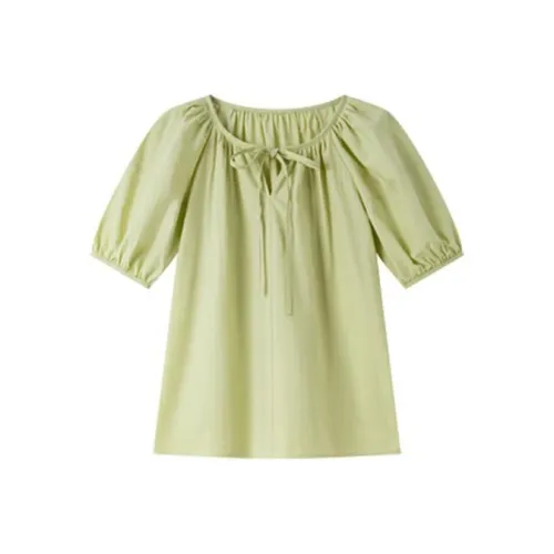 LUYOUYE Shirts Women's Apple Green