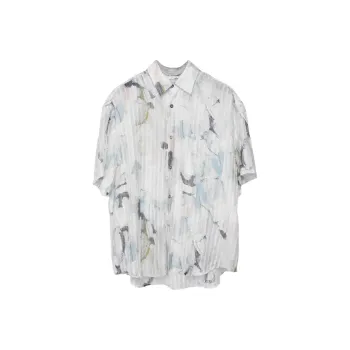 RAYSHOW Shirts Men Multicolor