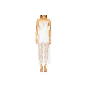 LOVESHACKFANCY Slip Dress Women's White