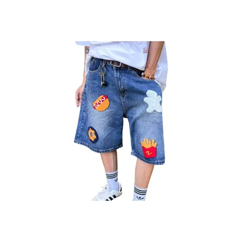 FORCEPULR Denim Shorts Unisex Blue