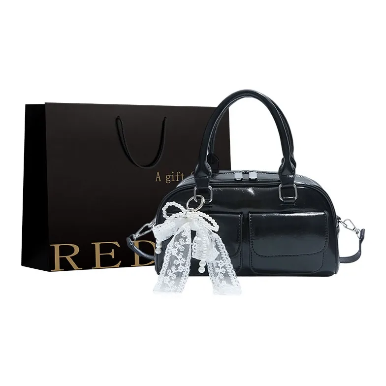 REDOO PU Handbag Women's White/Pink/Blue/Green/Black-8