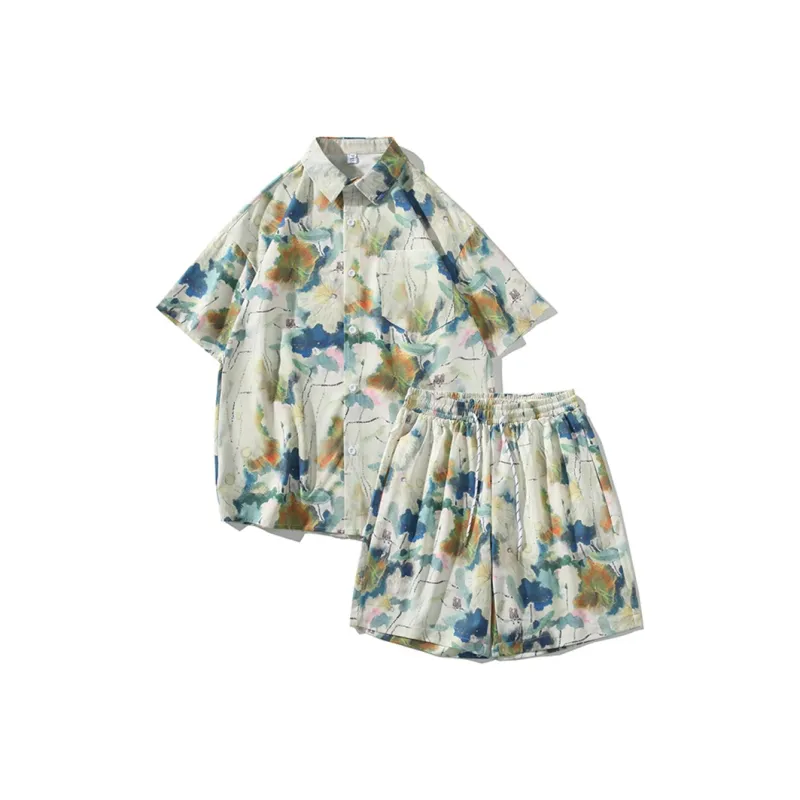 Fakeyoung Shirt Matching Set Unisex-6