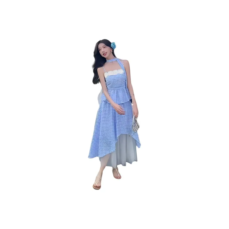 Dior Beauty Two Piece Skirt Sets Women's Two Piece Set-0